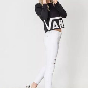 Cropped Vans Sweatshirt / Castaway Crew Sweatshirt